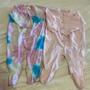 Baby step footie pajamas